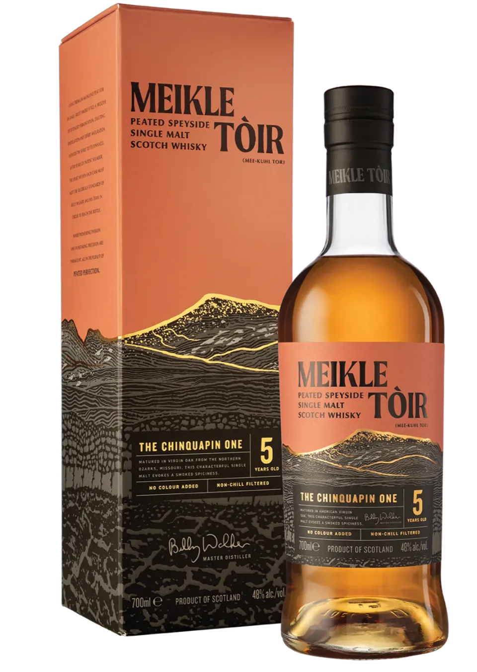 GlenAllachie Meikle Toir Chinquapin One whisky rokerig 48%