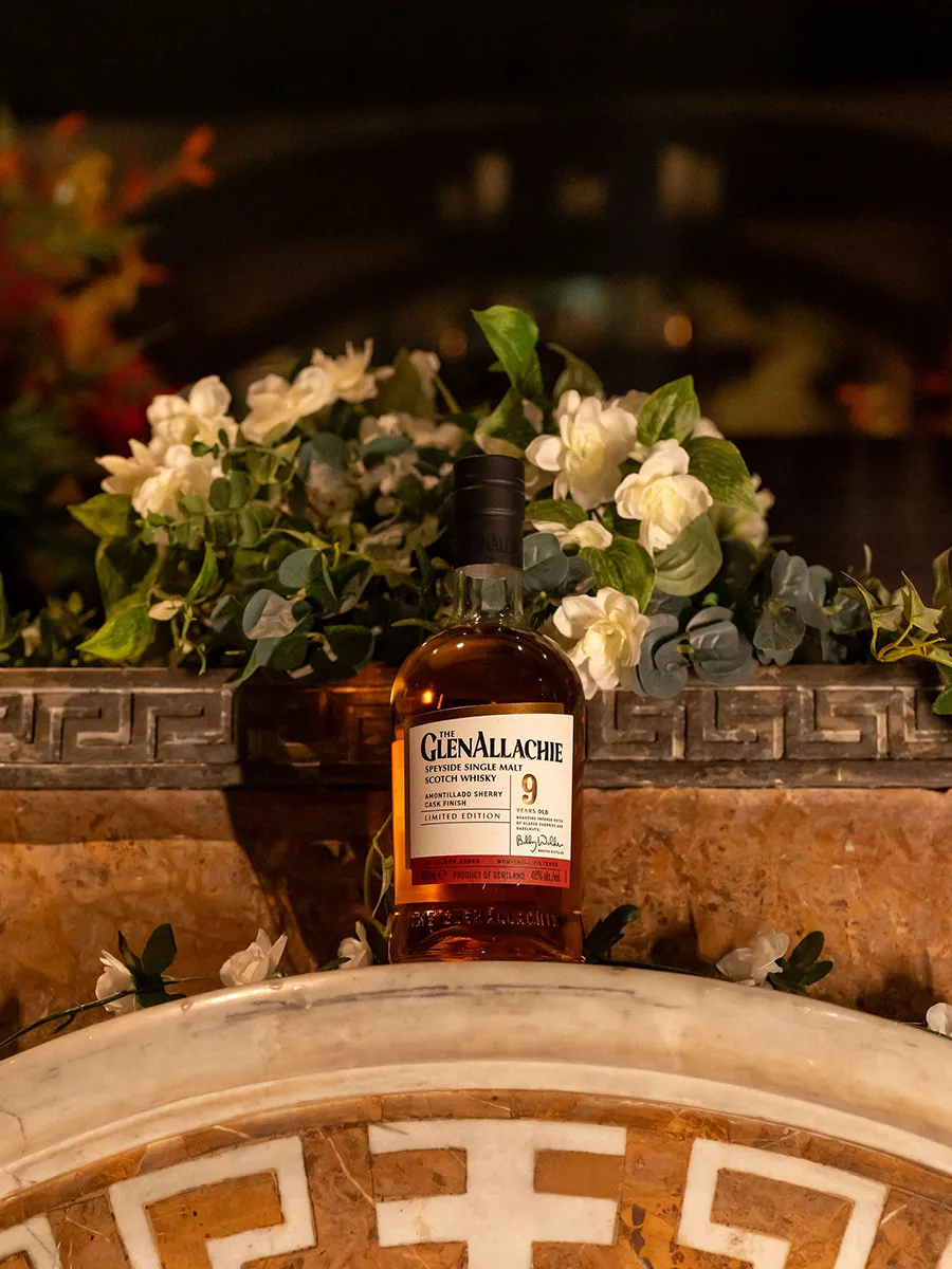 GlenAllachie 9 jaar Amontillado whisky sherry finish 48%