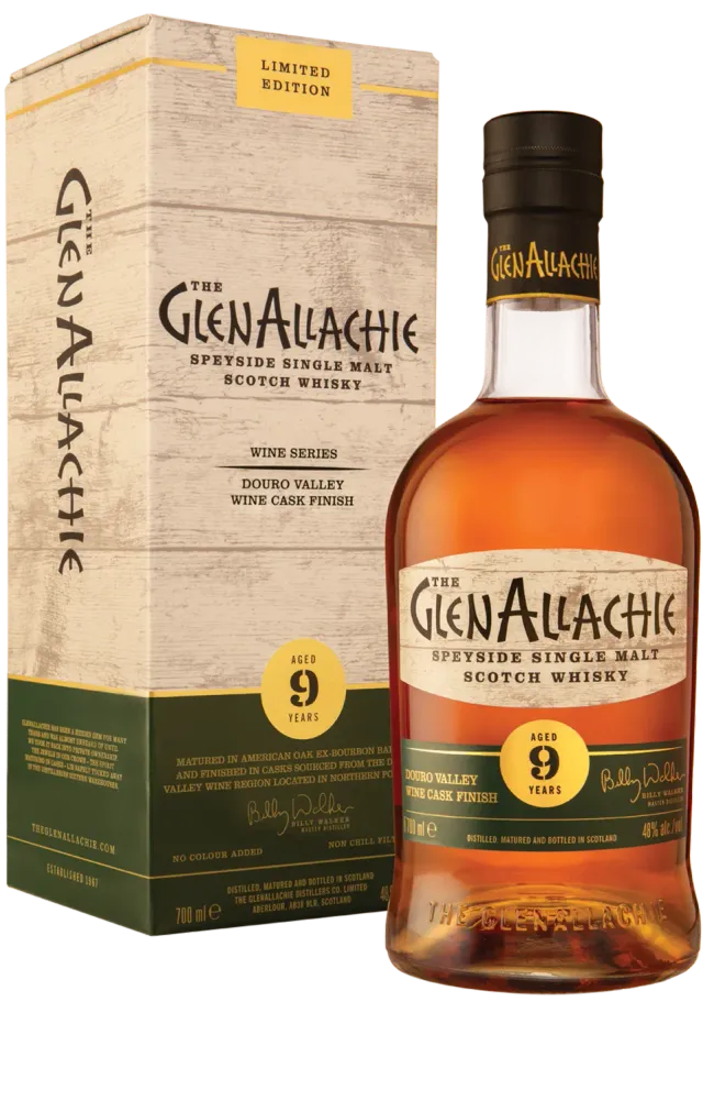 GlenAllachie 9 Year Old whisky Douro wijnvat finish 48%