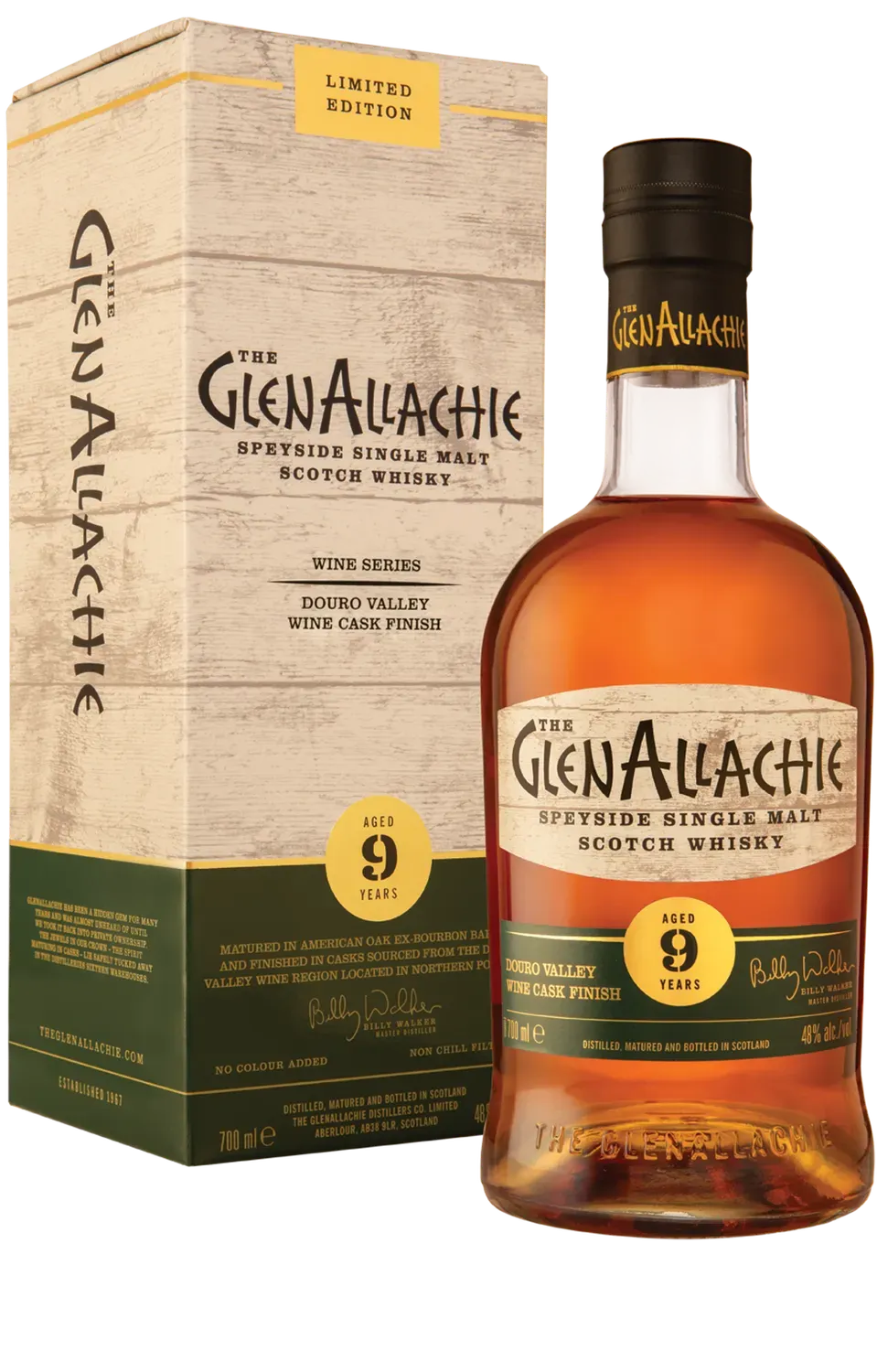 GlenAllachie 9 Year Old whisky Douro wijnvat finish 48%