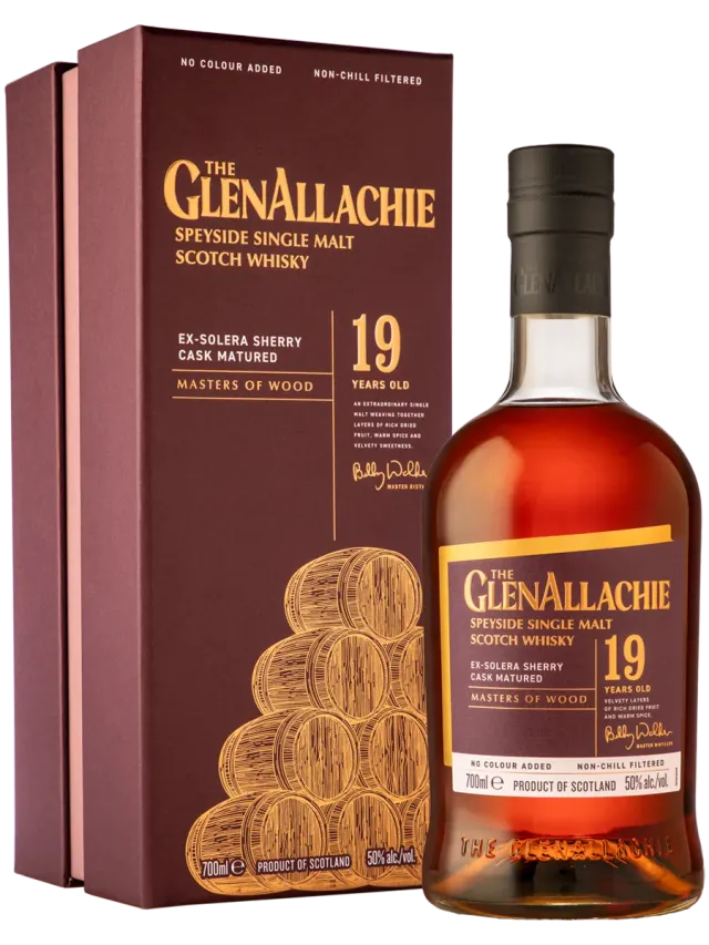 GlenAllachie 19 Year Old whisky ex-solera sherryvat 50%