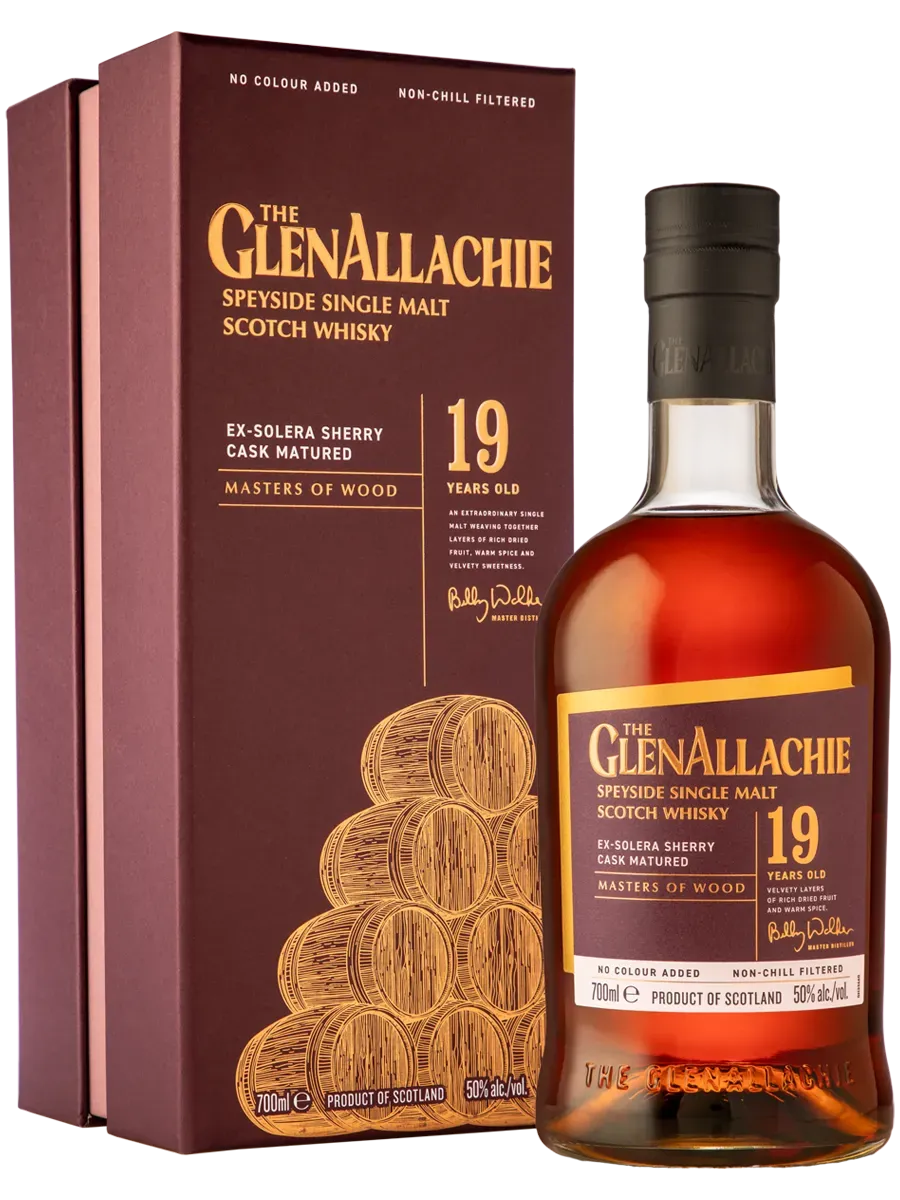 GlenAllachie 19 Year Old whisky ex-solera sherryvat 50%