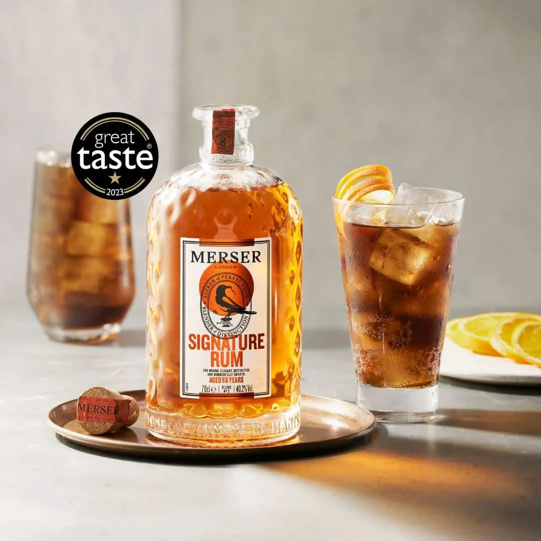 Merser Signature golden rum 8 jaar zacht