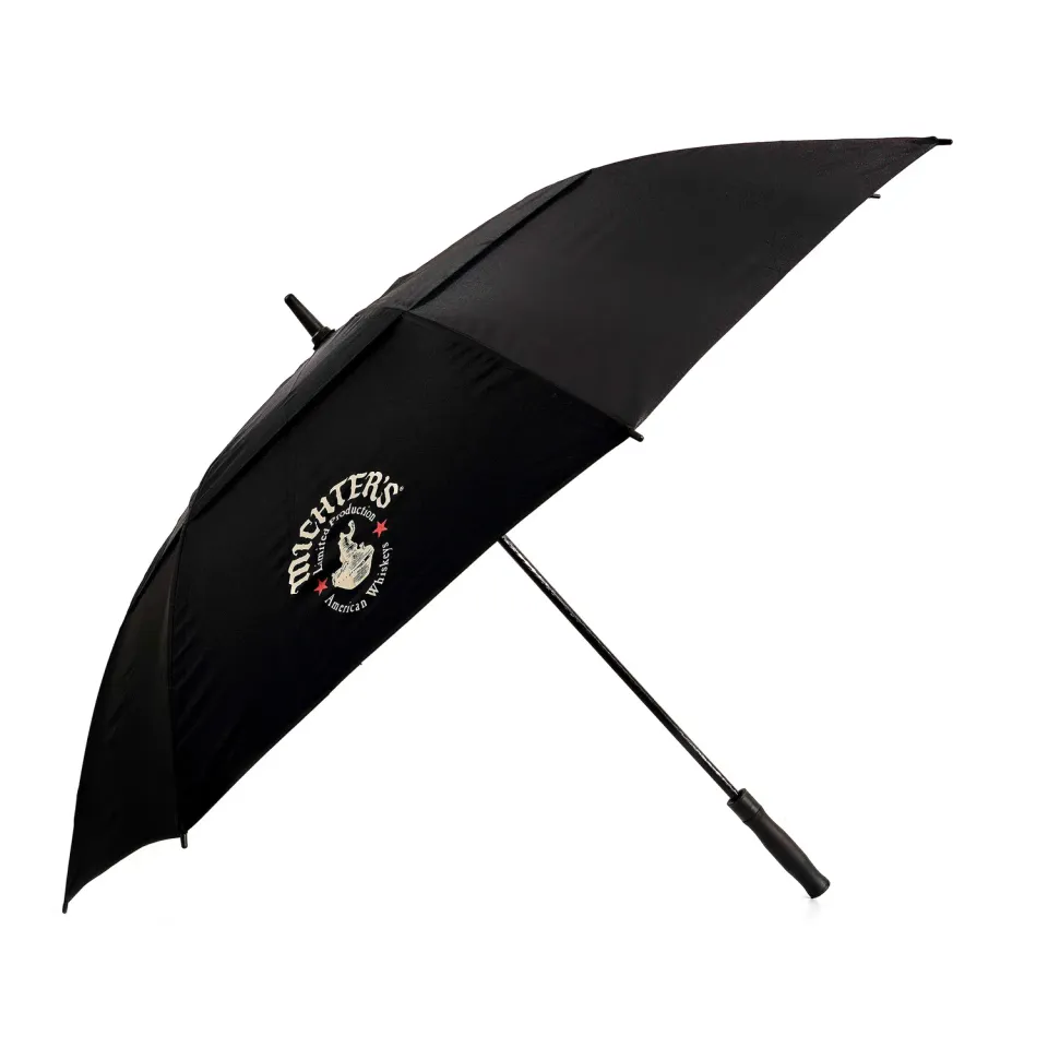 Michter's Golf Paraplu zwart automatisch