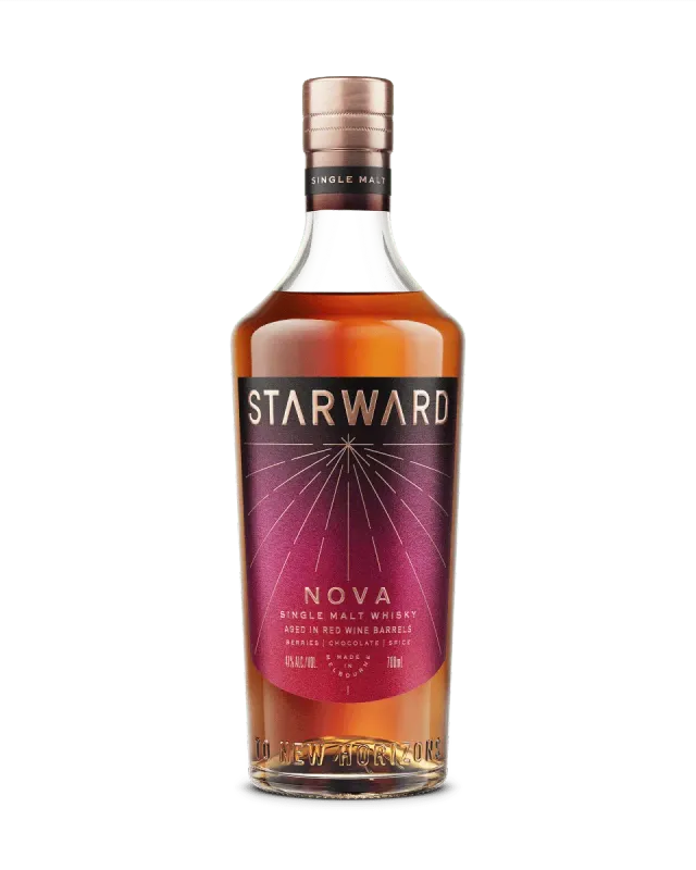 Starward Nova single malt whisky rode wijnvaten