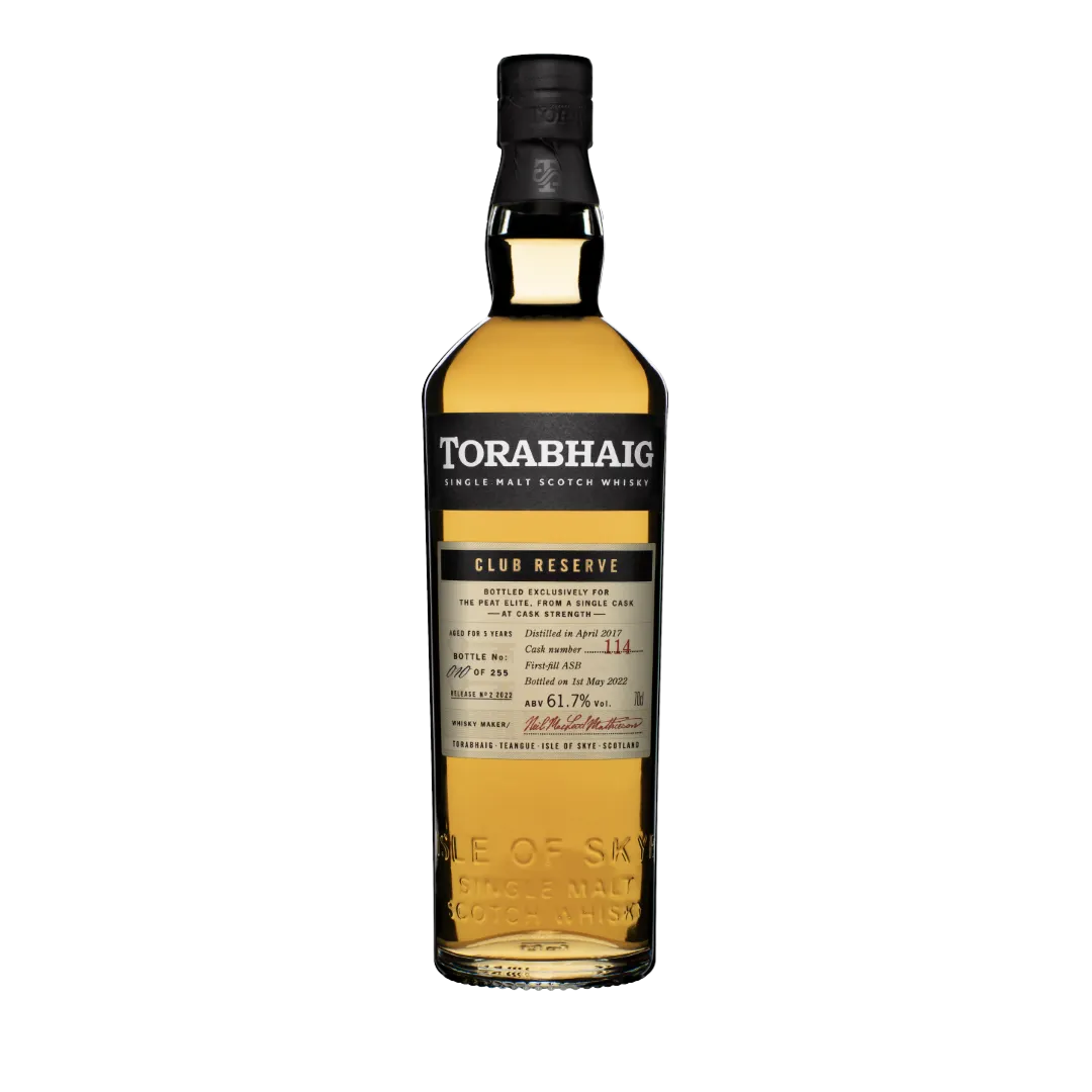 Torabhaig Club Reserve Release No 2 whisky vatsterk
