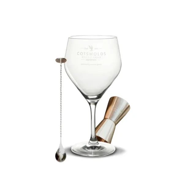Cotswolds Bartender cocktailset met copa glas 3-delig