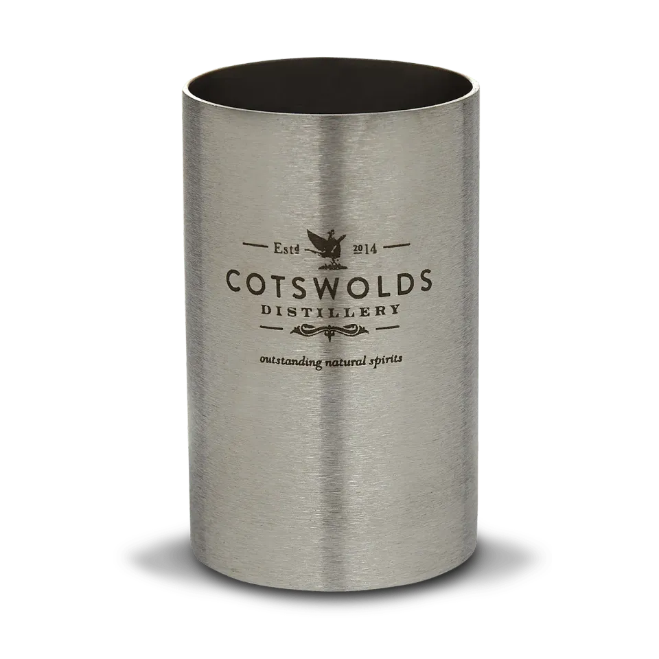 Cotswolds 50ml barmaatje rvs met logo