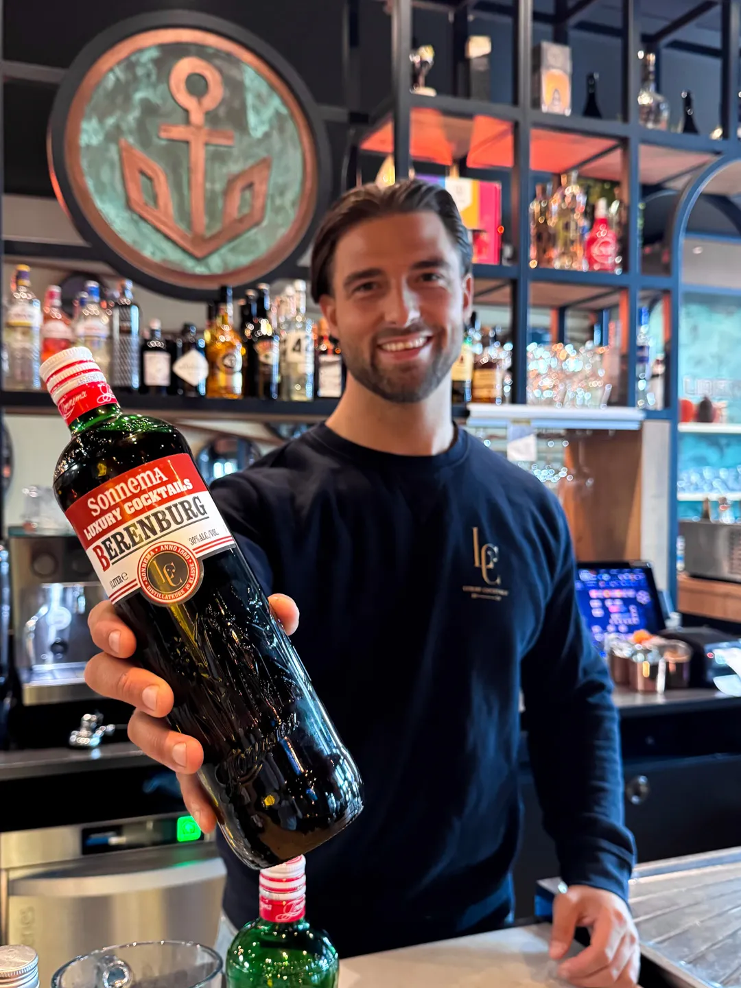 Sonnema Berenburg 1L berenburg met eigen etiket