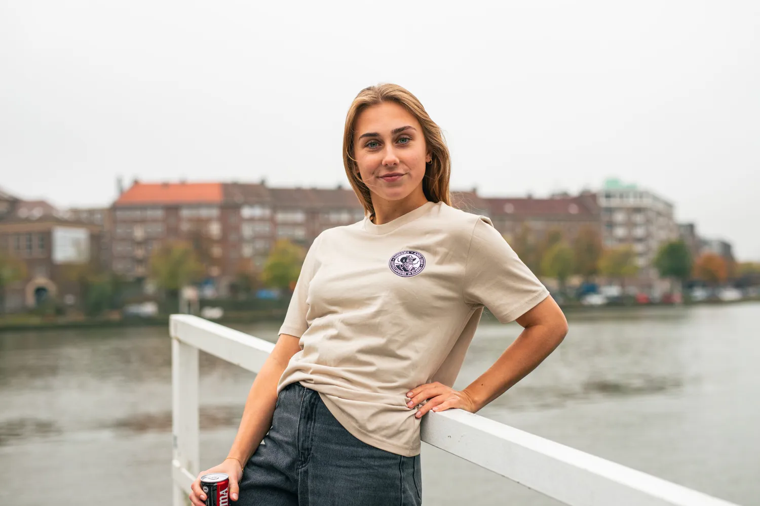 Sonnema Berenburg Fedde's Basic Beige T-shirt beige katoen