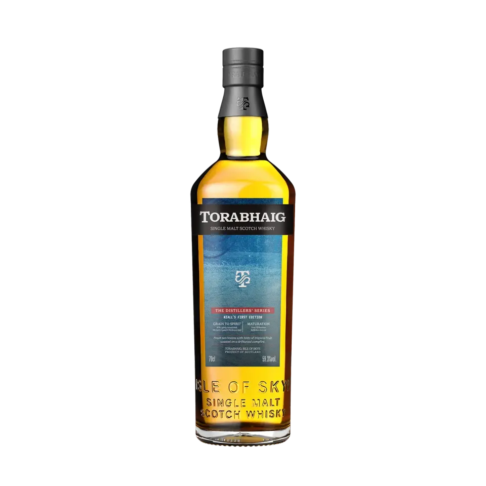 Torabhaig Distillers Series Niall's First Edition whisky kustrokerig