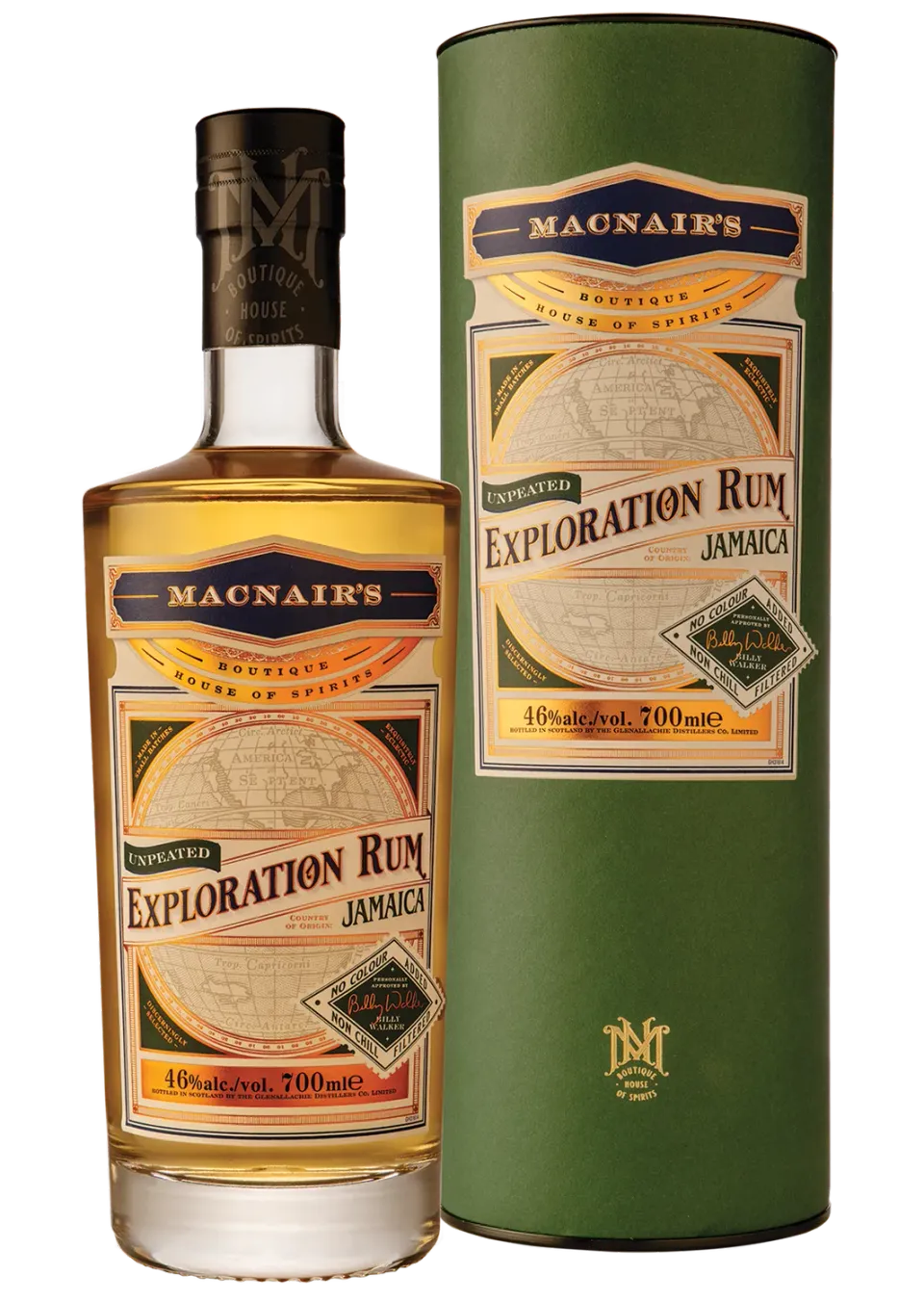 MacNair’s Exploration Jamaica rum unpeated 46% tropisch