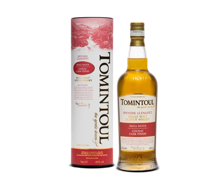 Tomintoul Cognac Cask Finish single malt whisky cognacvat