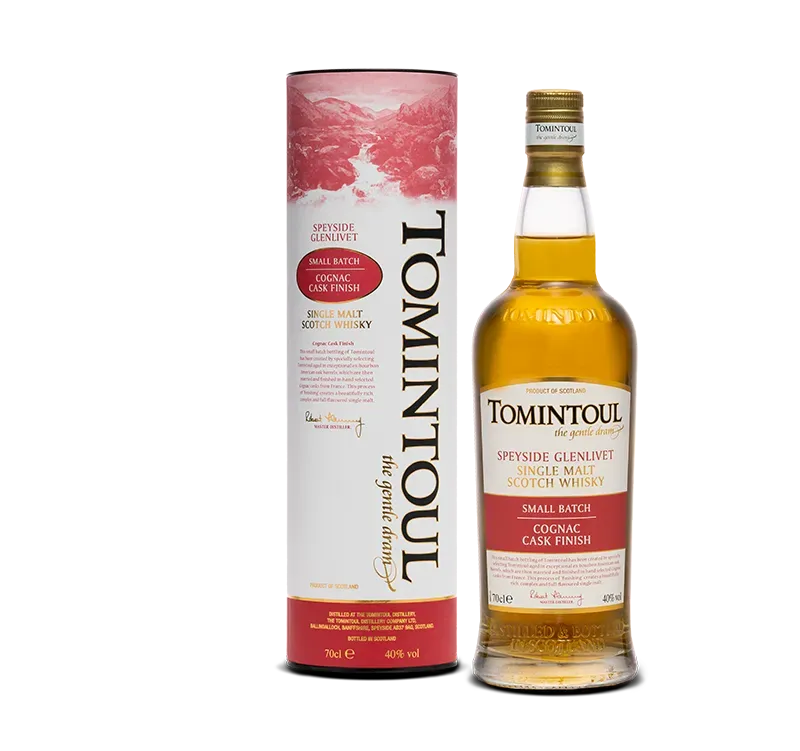 Tomintoul Cognac Cask Finish single malt whisky cognacvat