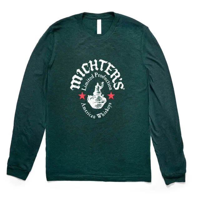 Michter's Long Sleeve Tri-blend shirt lange mouw