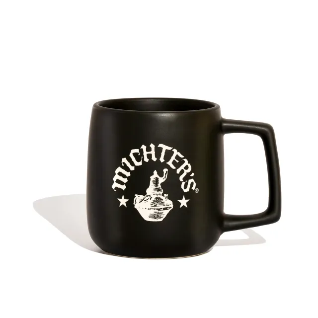 Michter's Coffee Mug koffiemok zwart keramiek