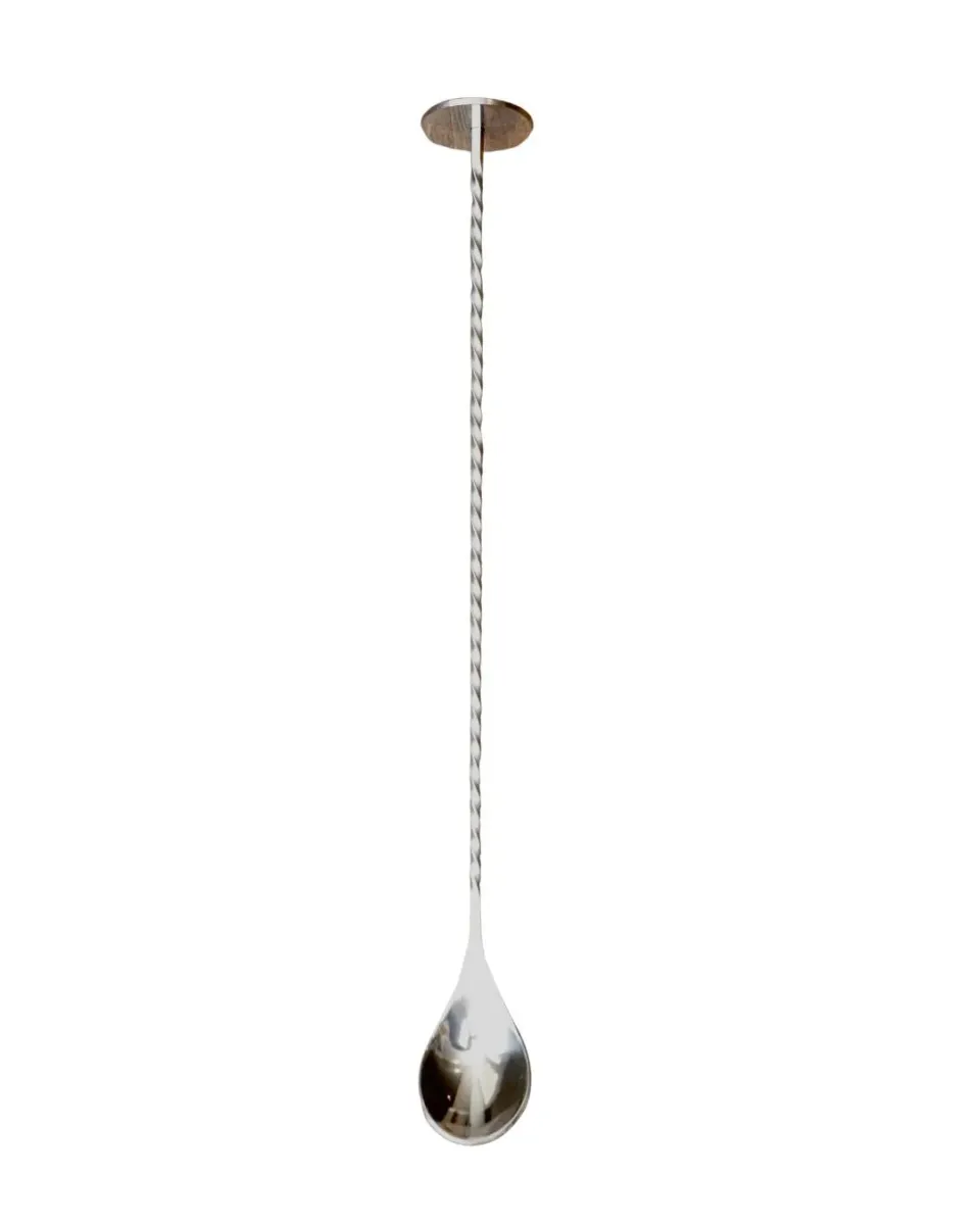 Cotswolds Stir Spoon barlepel rvs lang gedraaid