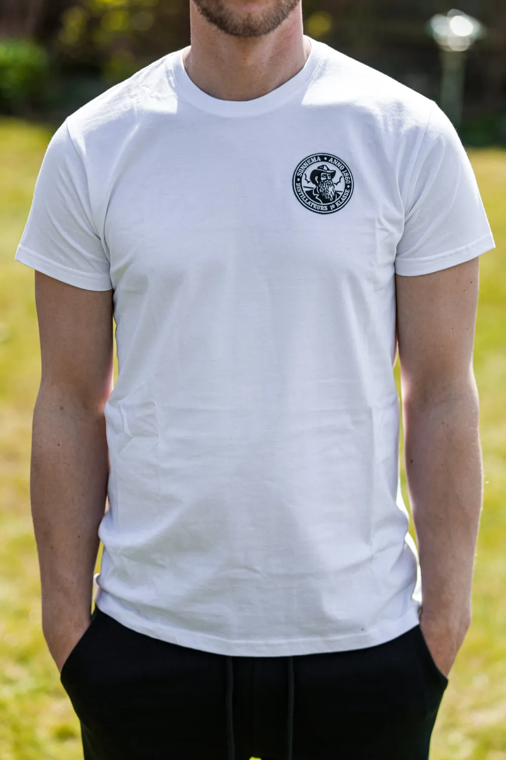 Sonnema Berenburg Fedde's Basic Wit T-shirt wit katoen
