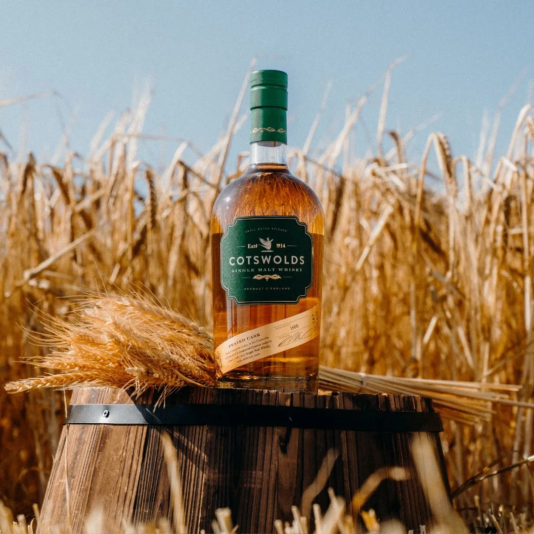 Cotswolds Peated Cask Single Malt Whisky Fles Rokerig Cask Strength
