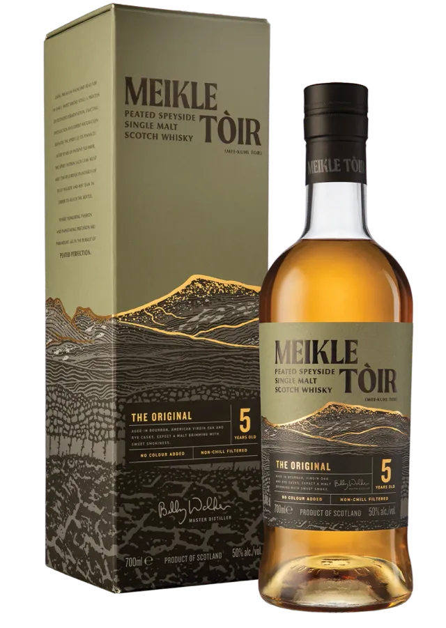 GlenAllachie Meikle Tòir Original whisky 50% zoete turf
