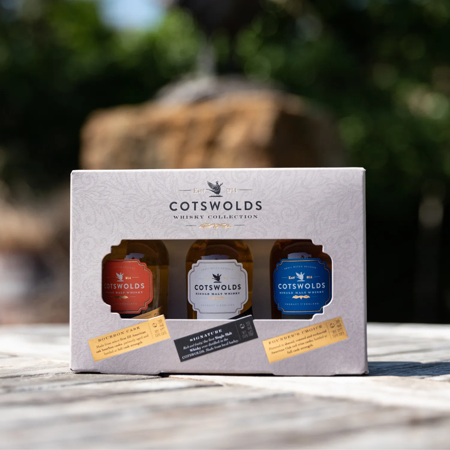Cotswolds Whisky Trio mini set 3x50ml proefset