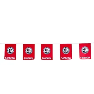 Sonnema Berenburg vlaggenlijn 5 meter rood wit zwart