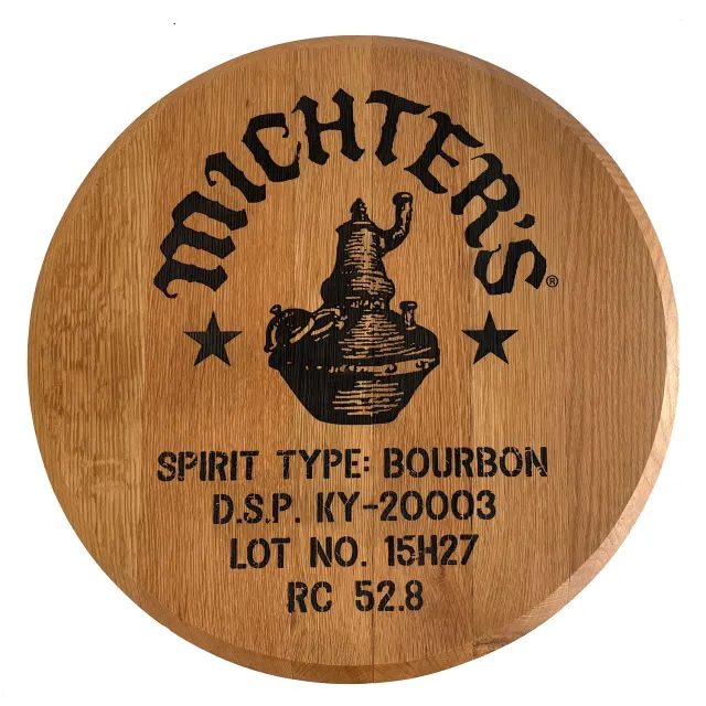 Michter's Barrel Head vatdeksel eikenhout Kentucky