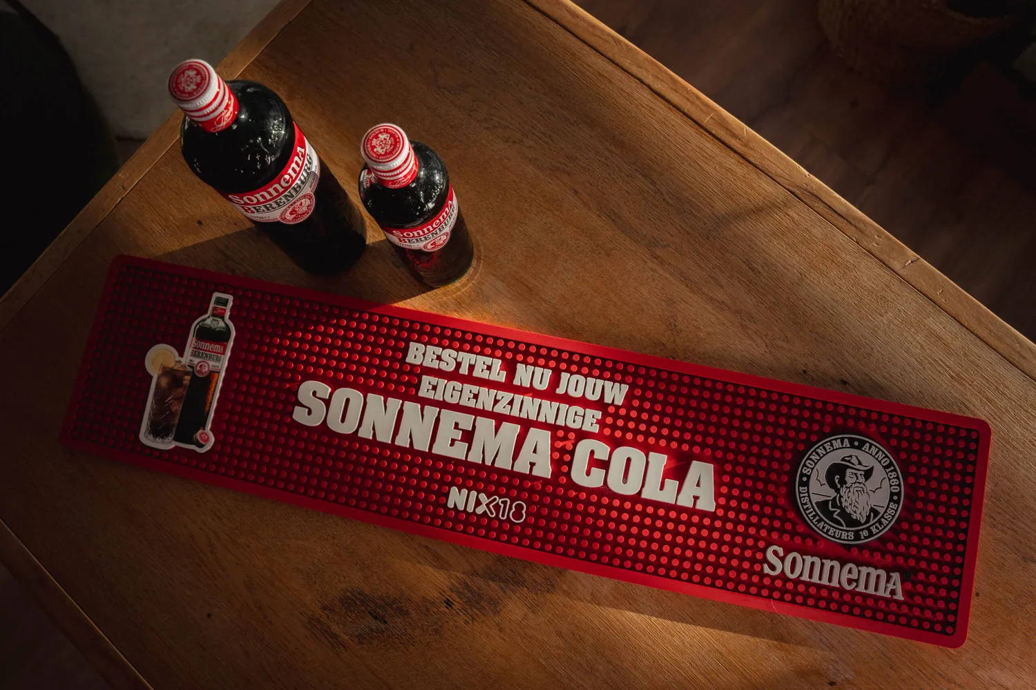 Sonnema Berenburg XXL Barmat bar mat 85x20cm rubber