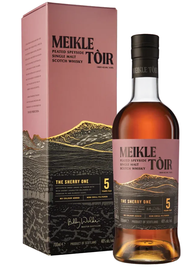 GlenAllachie Meikle Tòir Sherry One whisky 35 PPM sherry