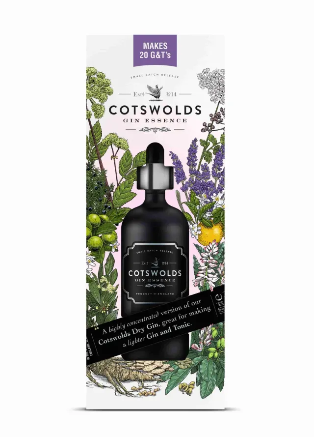 Cotswolds Dry Gin essence alcoholarm 90% minder