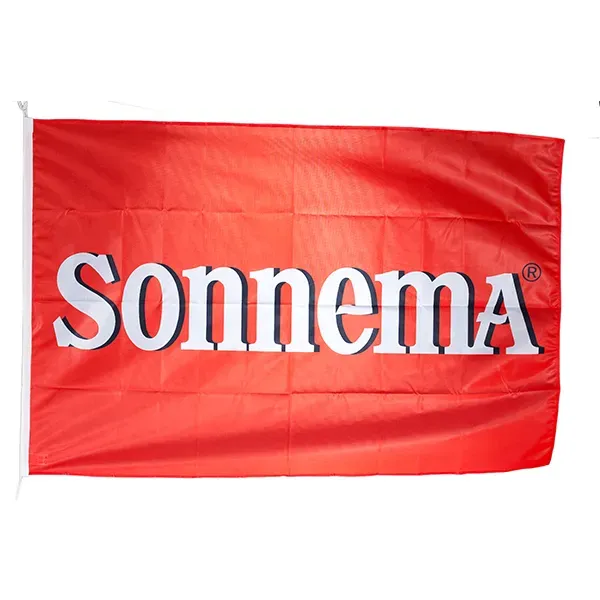Sonnema Berenburg Vlag 100x150 cm rood-wit