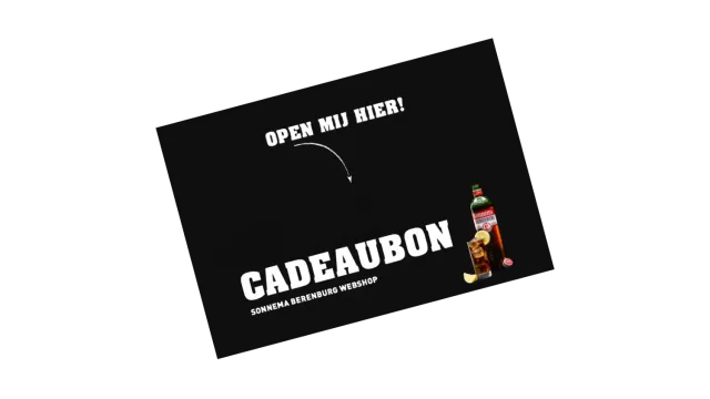 Sonnema Berenburg Cadeaubon fysiek per post