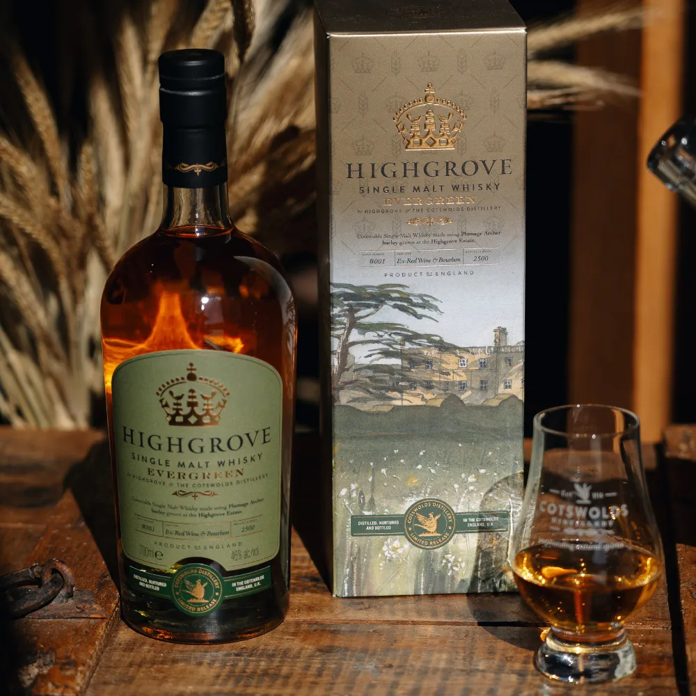 Cotswolds Highgrove Evergreen whisky 70cl fruit