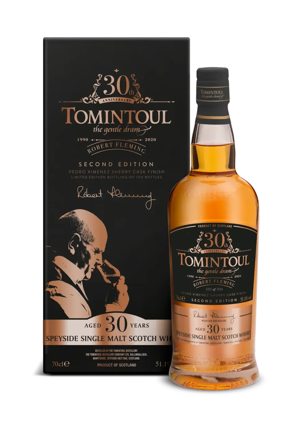 Tomintoul Robert Fleming 30th Anniversary 2nd Edition whisky