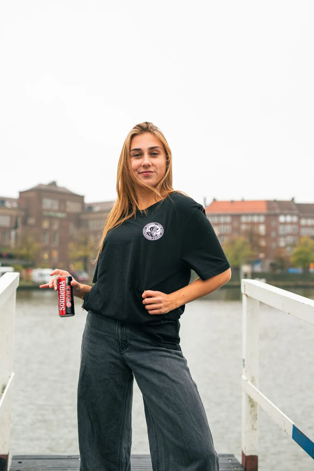 Sonnema Berenburg Fedde’s Basic T-shirt zwart katoen