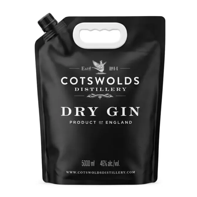 Cotswolds Dry Gin navulpouch 5 liter composteerbaar