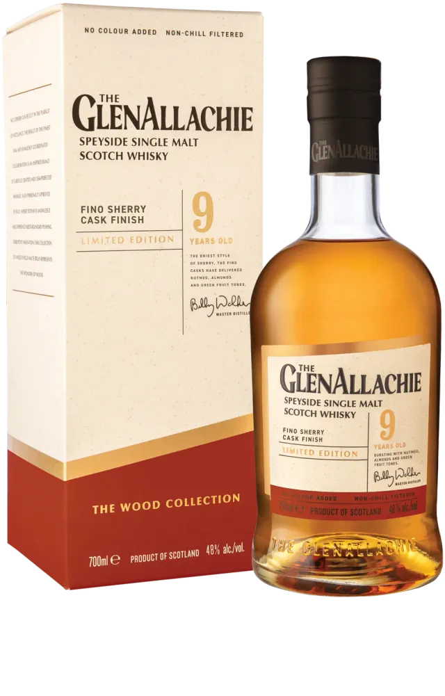 GlenAllachie 9 Year Fino Sherry Cask Finish single malt whisky