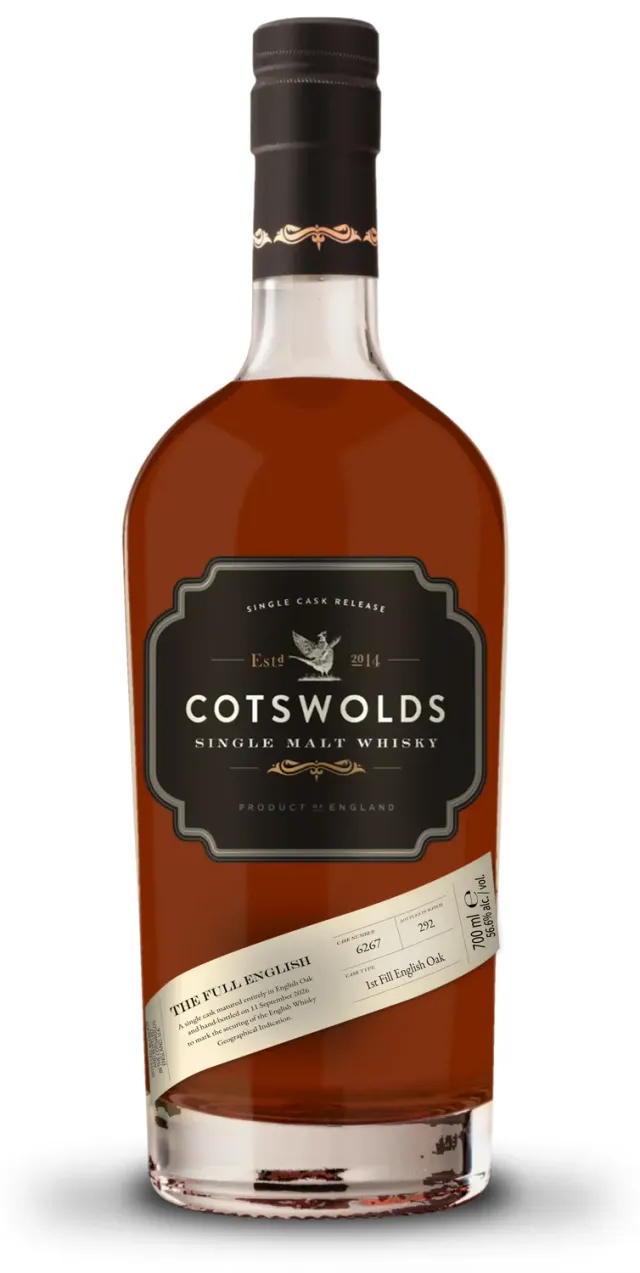 Cotswolds Full English single malt whisky Engelse eik