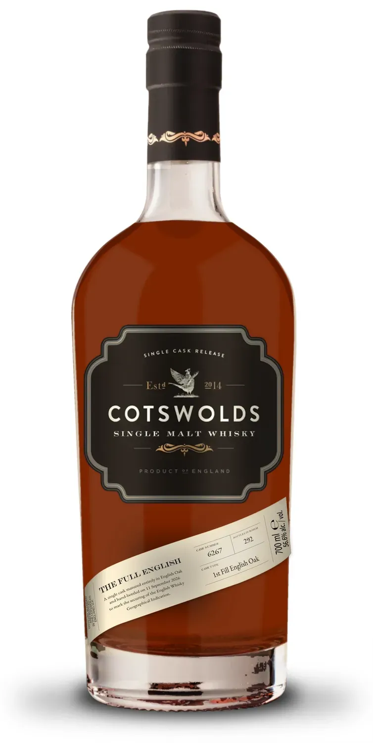 Cotswolds Full English single malt whisky Engelse eik