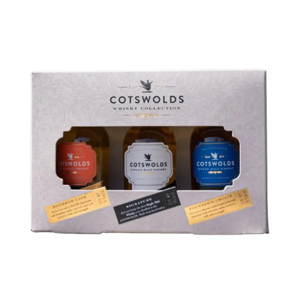 Cotswolds Whisky Trio mini set 3x50ml proefset