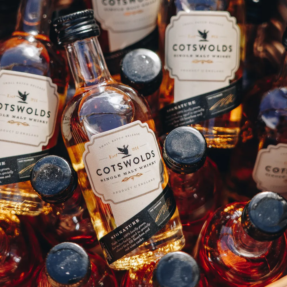 Cotswolds Signature Single Malt whisky 12x50ml fruitig
