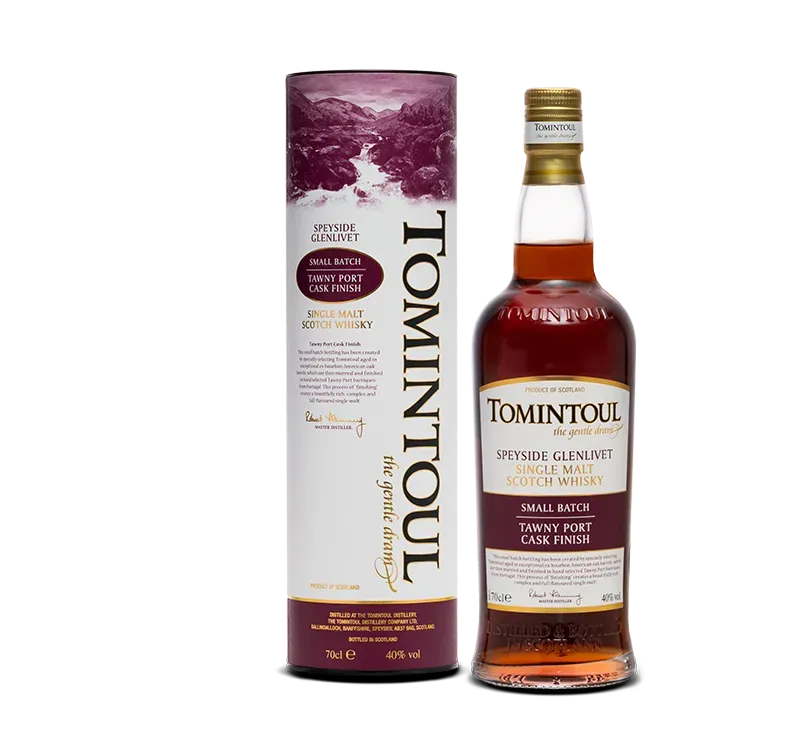 Tomintoul Tawny Port Cask Finish whisky zoet
