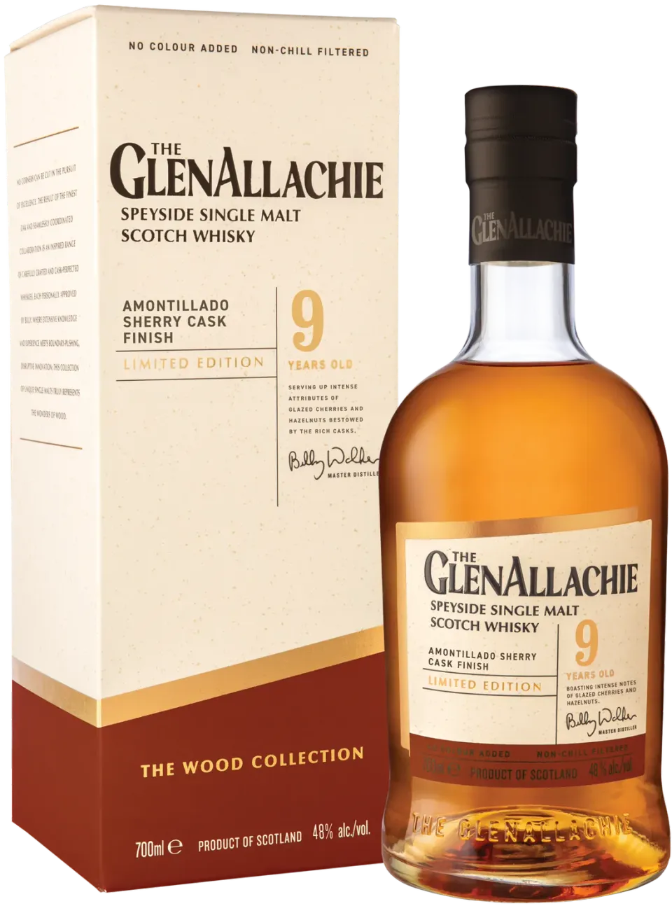 GlenAllachie 9 jaar Amontillado whisky sherry finish 48%