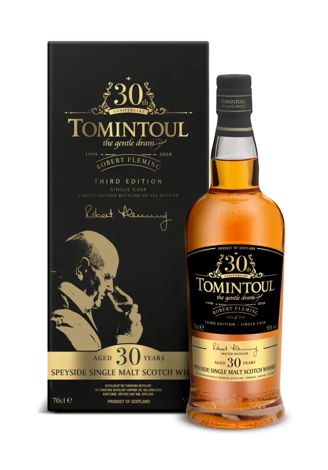 Tomintoul Robert Fleming 30th Anniversary 3rd whisky 30 jaar