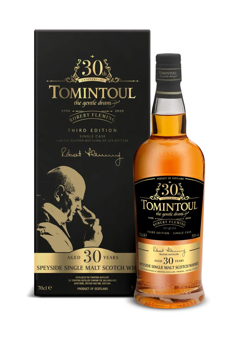 Tomintoul Robert Fleming 30th Anniversary 3rd whisky 30 jaar