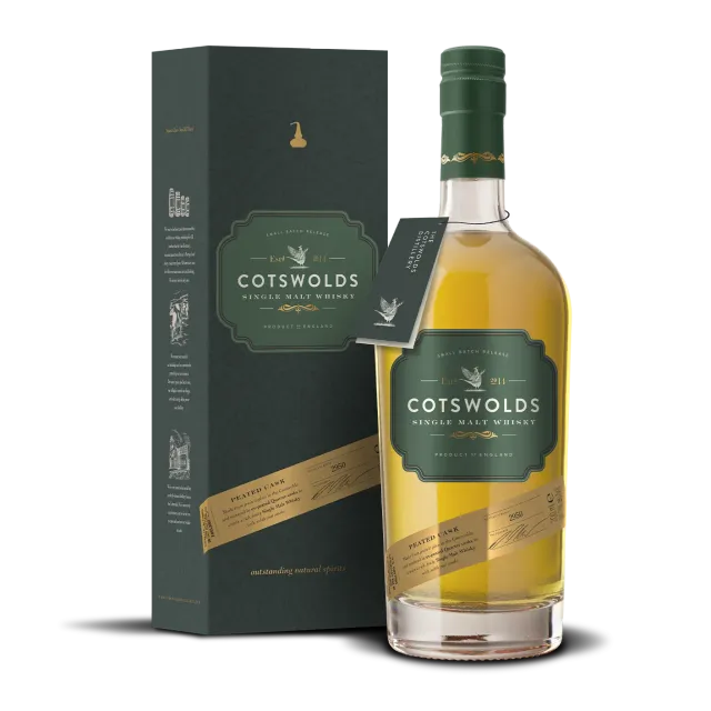 Cotswolds Peated Cask Single Malt Whisky Fles Rokerig Cask Strength