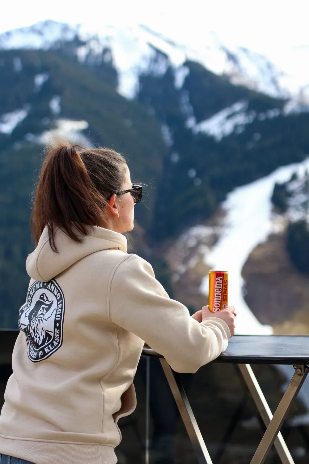 Sonnema Berenburg Fedde’s Beige Hoodie Trui Katoen