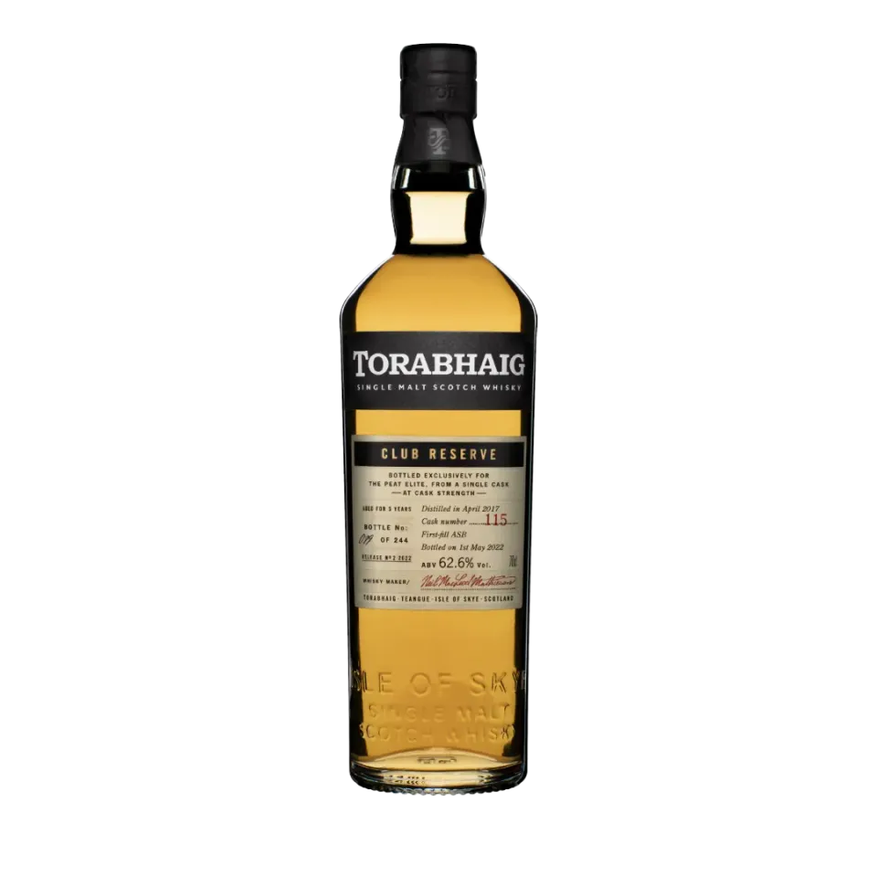 Torabhaig Club Reserve Release No 2 whisky vatsterk