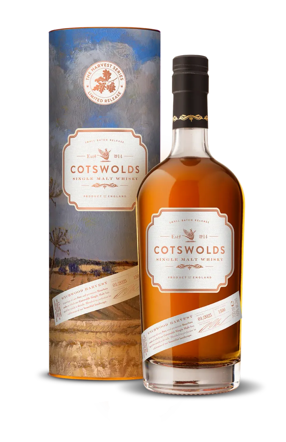Cotswolds Harvest Wychwood Harvest whisky portvat limited