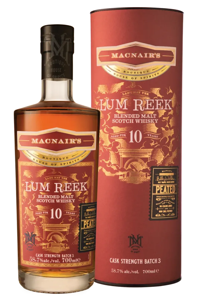 MacNair's Lum Reek 10 Year Old cask strength batch 3 sherry